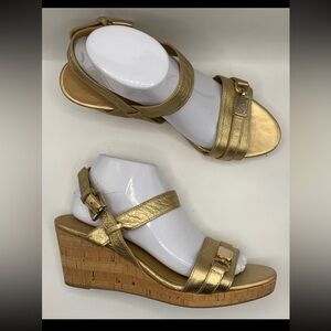 Coach Womens Wedge HINNA Cork Sandal size 9.5